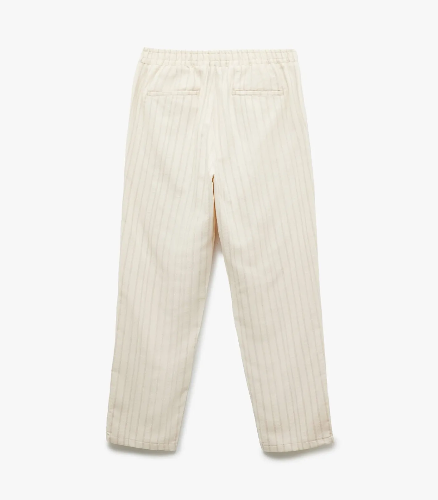 Heren Koton Elastic Waist Trousers