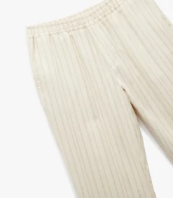 Heren Koton Elastic Waist Trousers