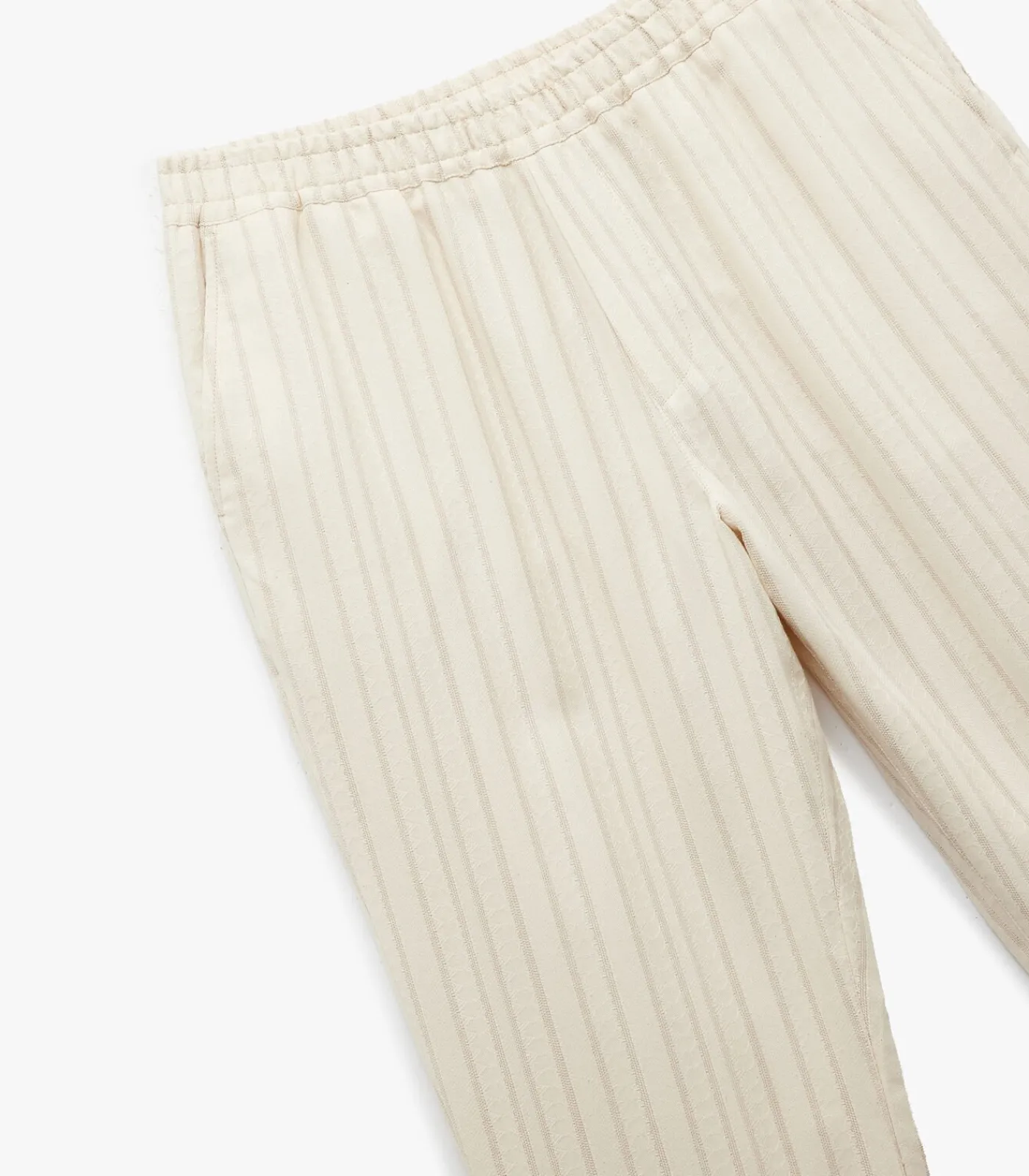 Heren Koton Elastic Waist Trousers