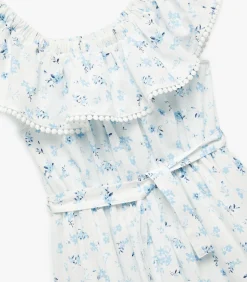 Clearance Frilled Floral Dress Kinderen Kleedjes