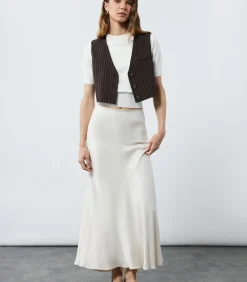 DAMES Koton Midi Satin Skirt