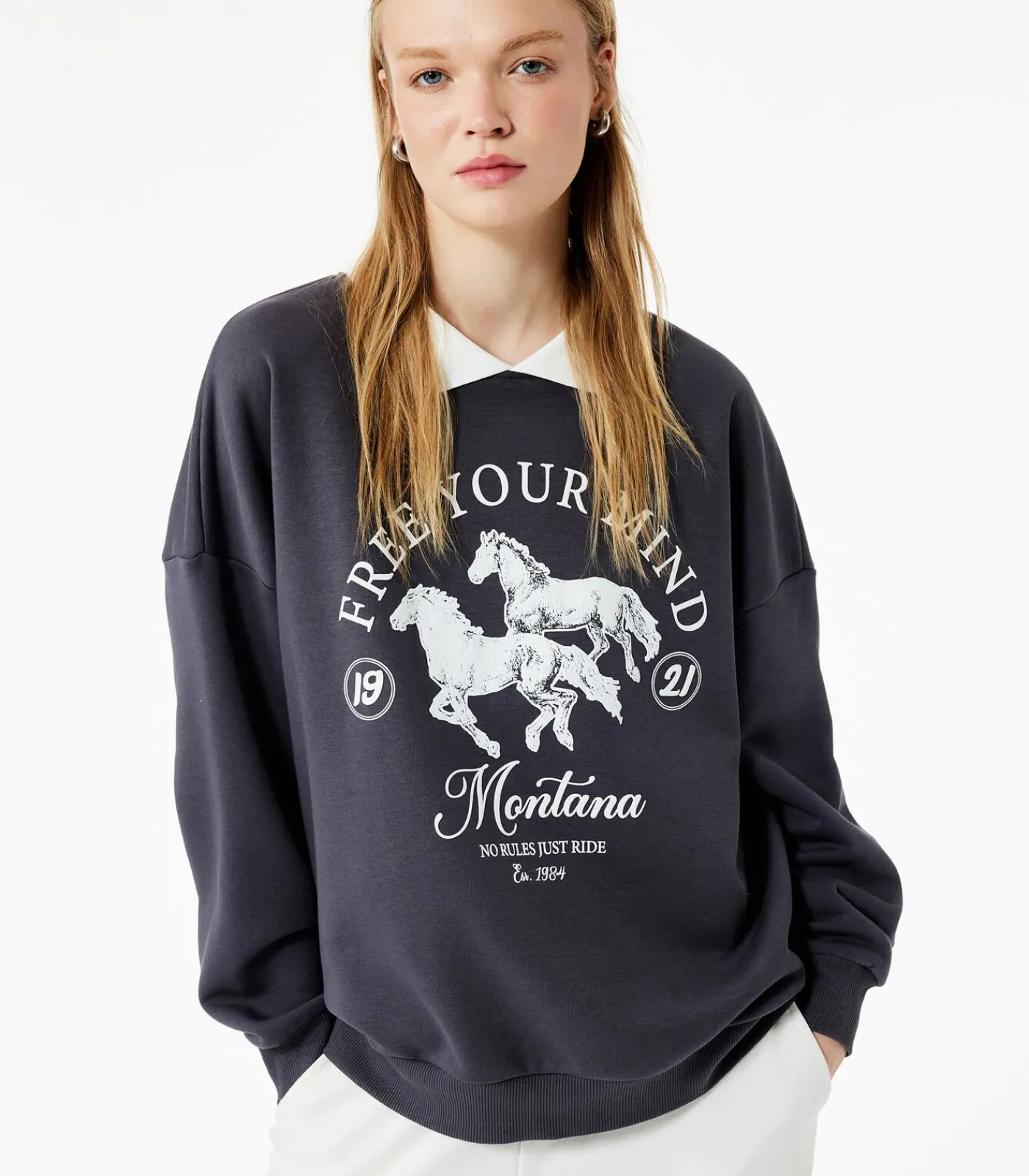 Outlet Oversized Sweatshirt Kinderen Truien & Cardigans