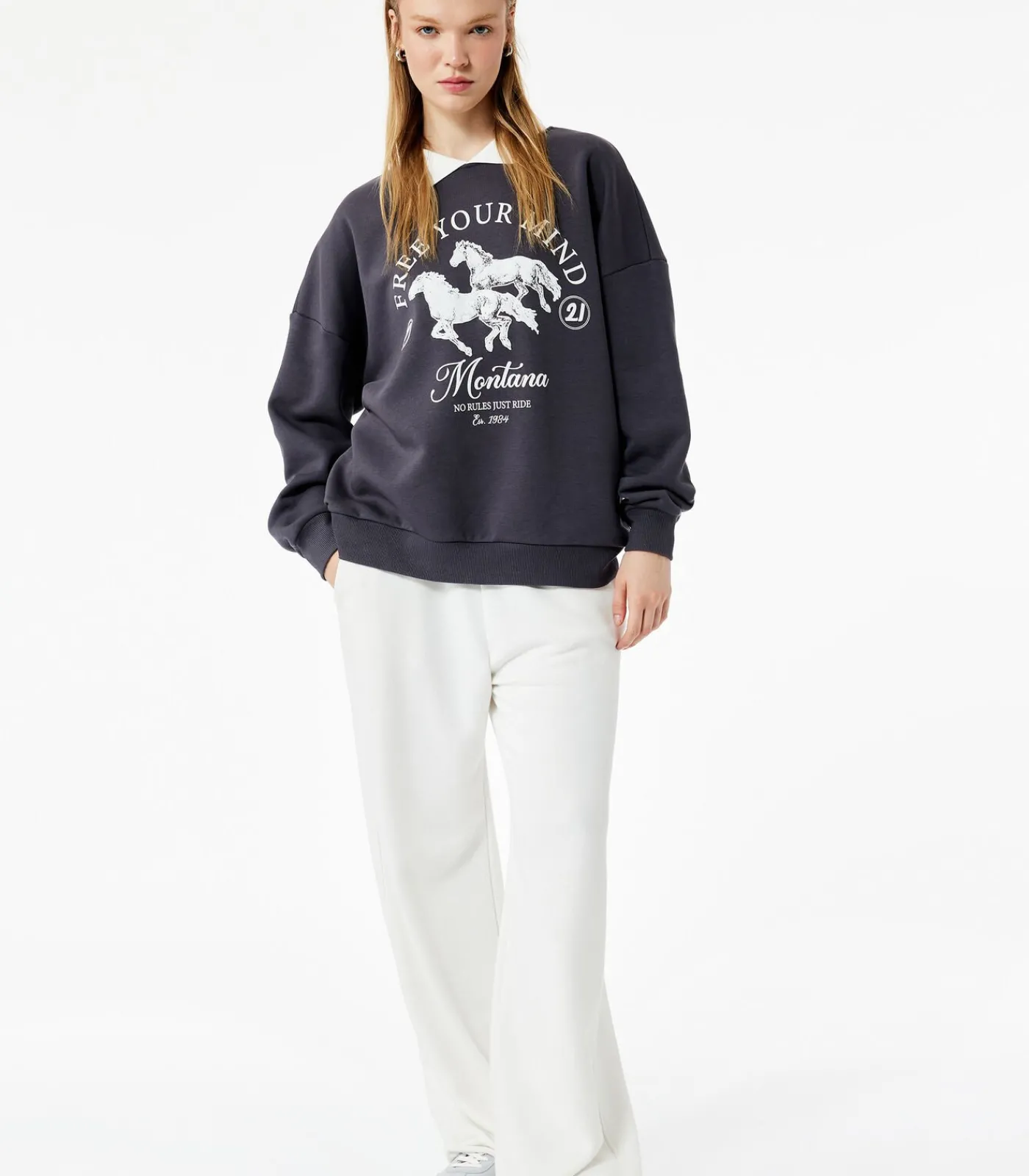Outlet Oversized Sweatshirt Kinderen Truien & Cardigans