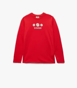 Hot Printed Cotton T-Shirt Kinderen Tops