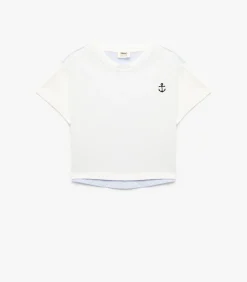 Online Printed Cotton T-Shirt Kinderen Tops