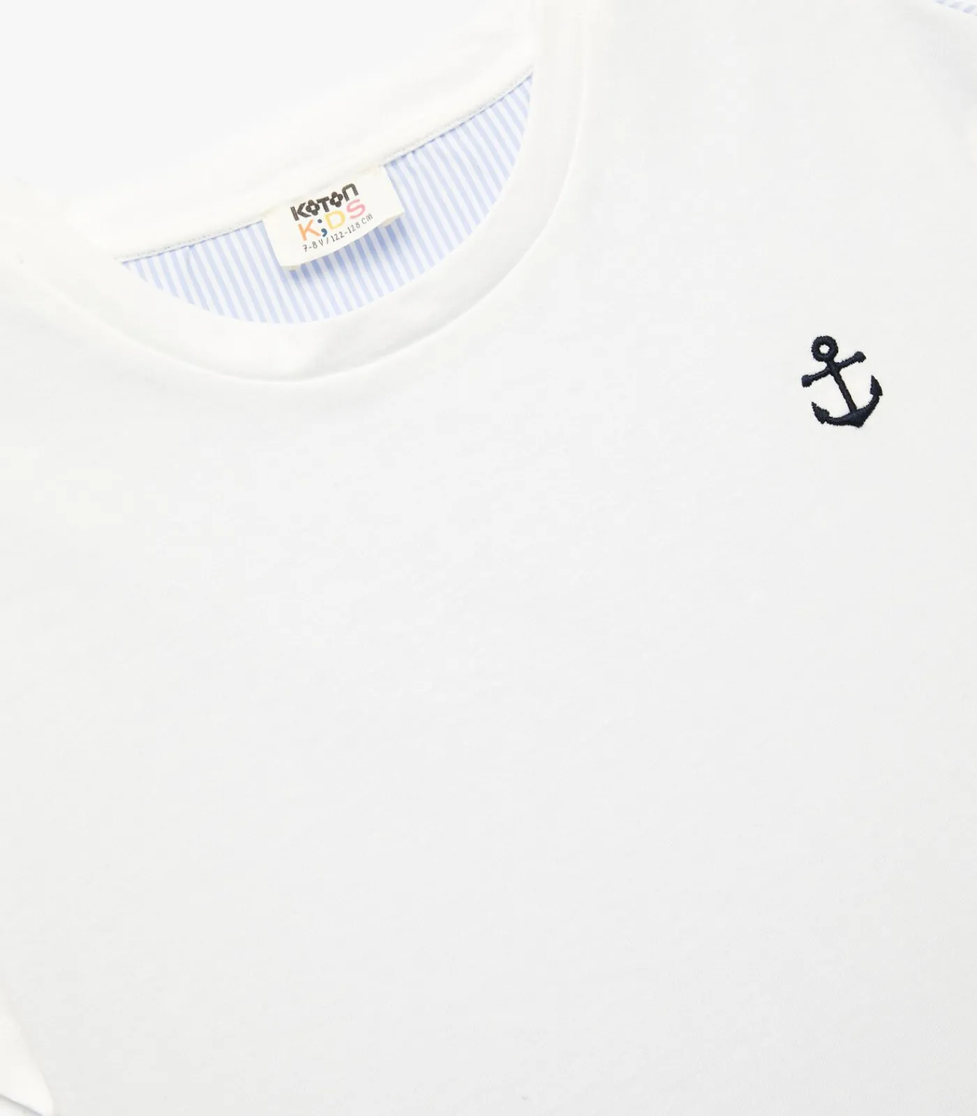 Online Printed Cotton T-Shirt Kinderen Tops