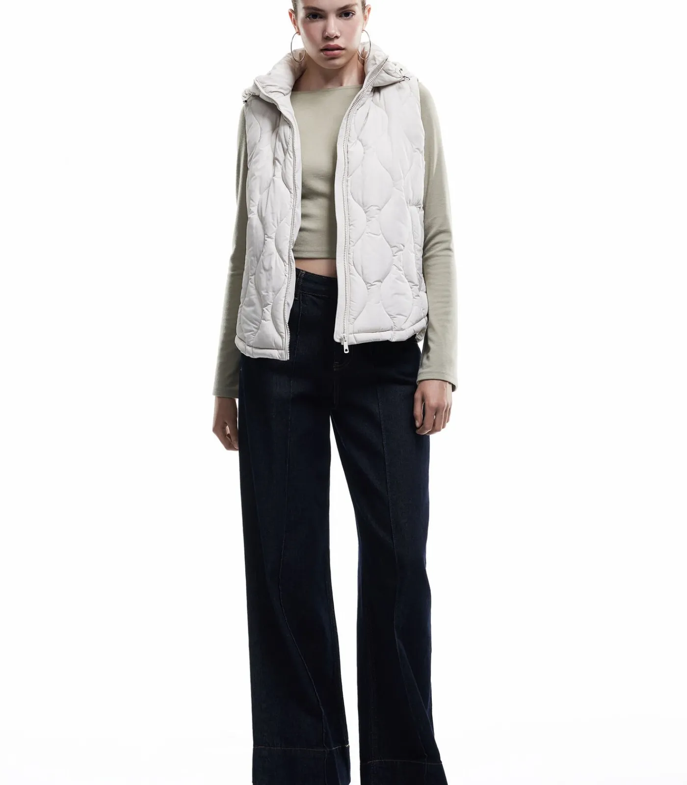 Sale Quilted Puffer Vest DAMES Sportkledij