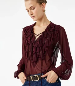 Clearance Ruffle Blouse DAMES Overhemden & Blouses