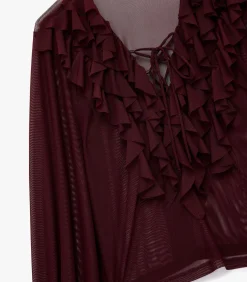 Clearance Ruffle Blouse DAMES Overhemden & Blouses