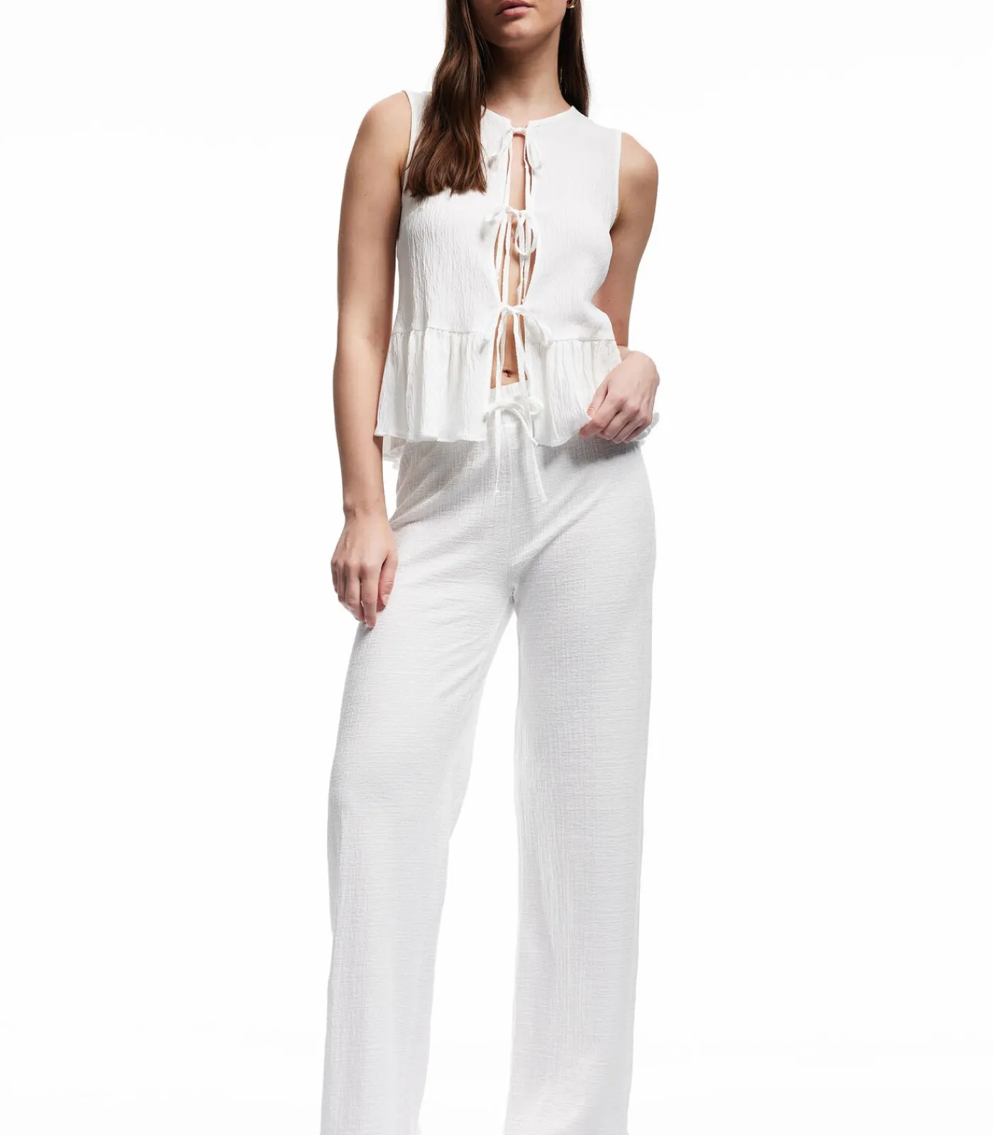 DAMES Koton Sleeveless Peplum Blouse