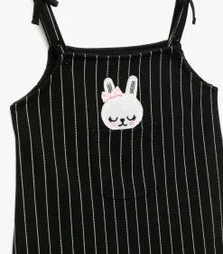 Kinderen Koton Striped Overall Dress