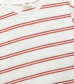 Sale Striped Oversized T-Shirt Kinderen Tops