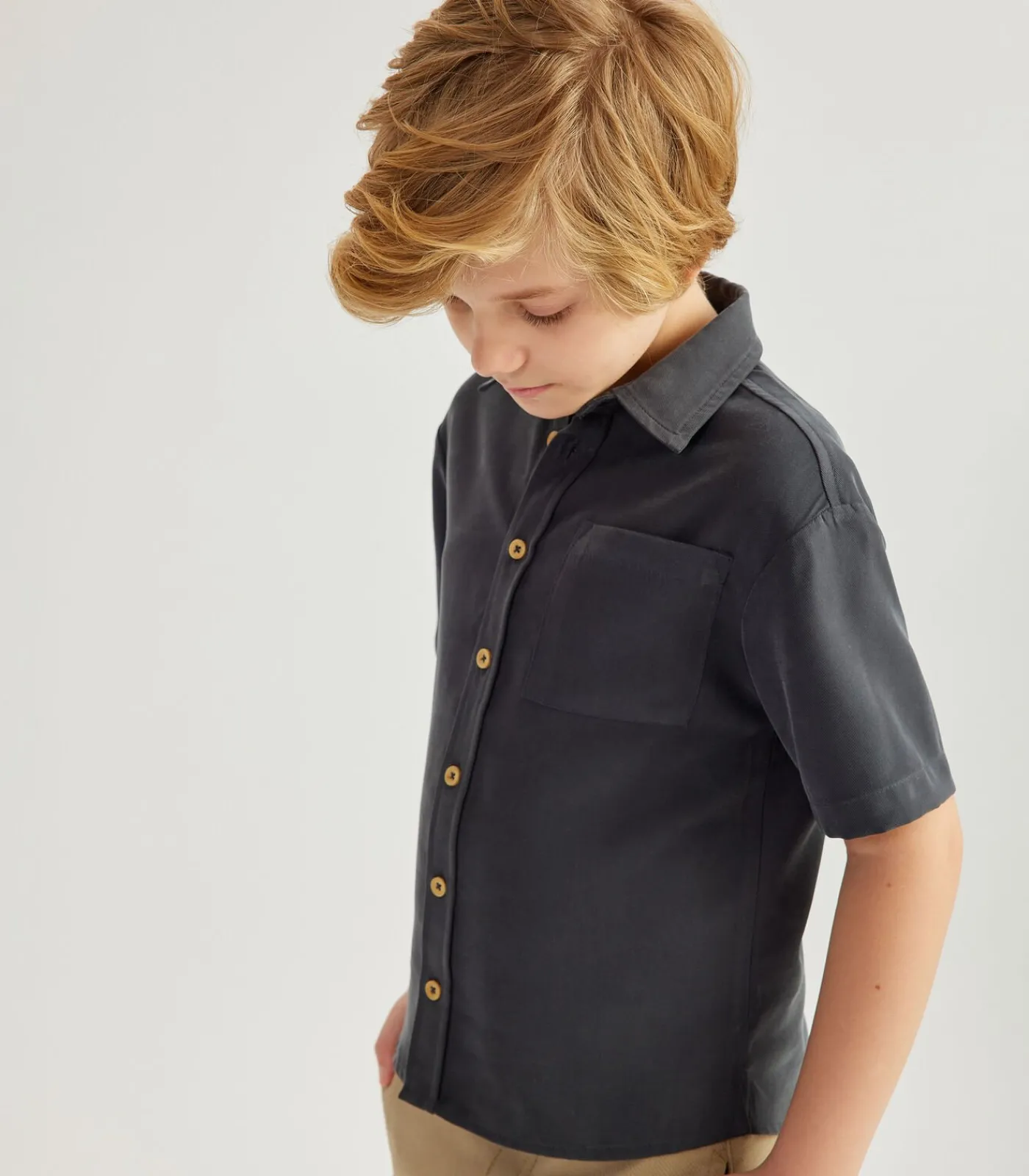 Discount Viscose Shirt Kinderen Hemden