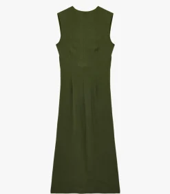 Online V-Neck Midi Dress DAMES Jurken