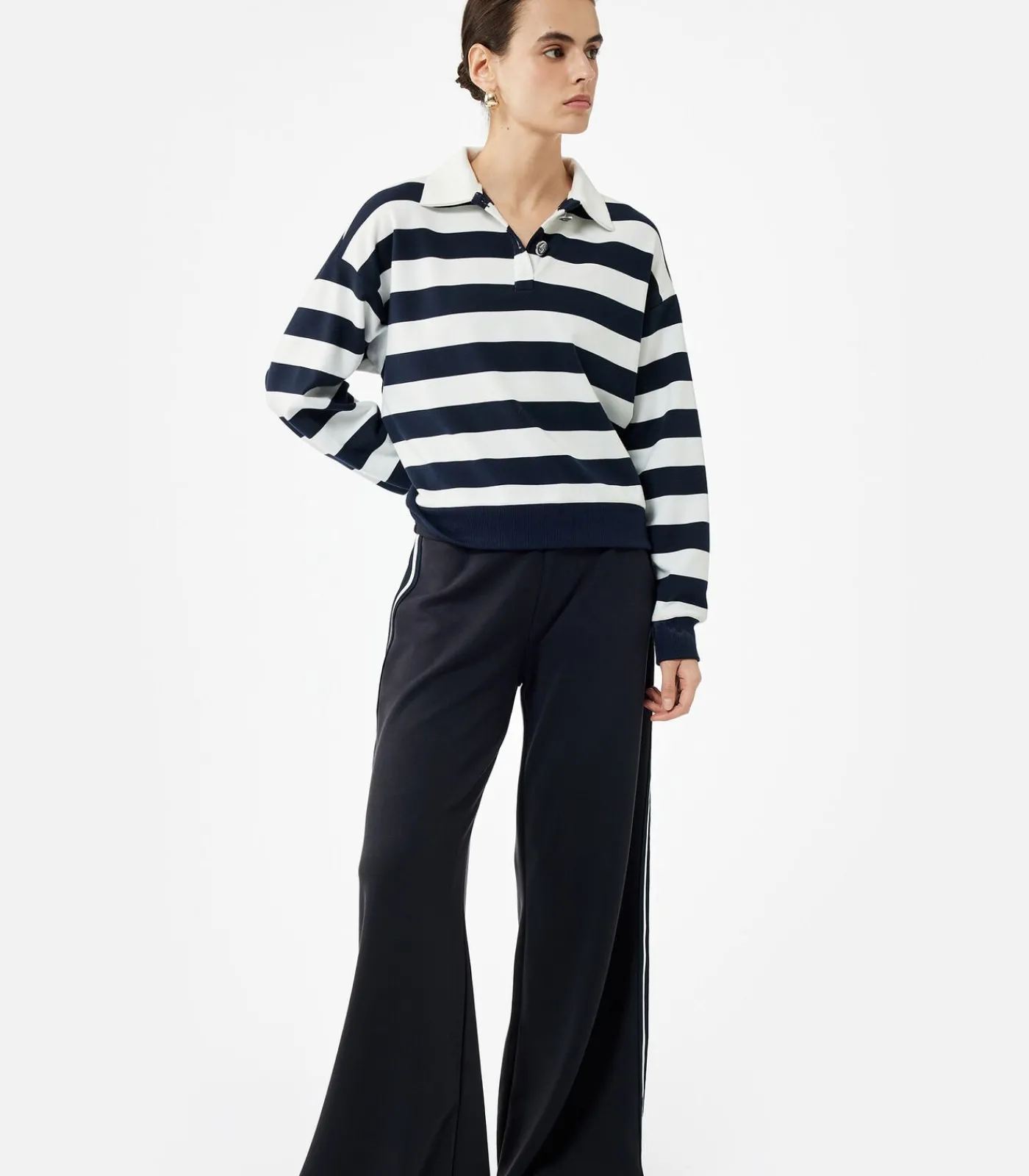 Outlet Wide Leg Sweatpants DAMES Broeken & Shorts