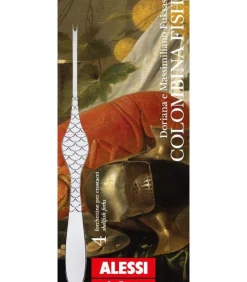 ALESSI Kreeftenvork Colombina Fish - FM23/34S4 - 4 Stuks - door Doriana & Massimiliano Fuksas