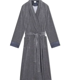 DAMES LE CHAT Kruislingse badjas van fluweel ESSENTIEL H67A