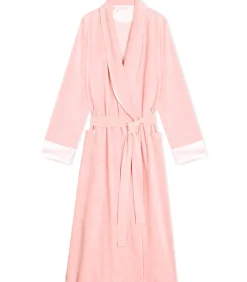 DAMES LE CHAT Kruislingse badjas van fluweel ESSENTIEL H67A