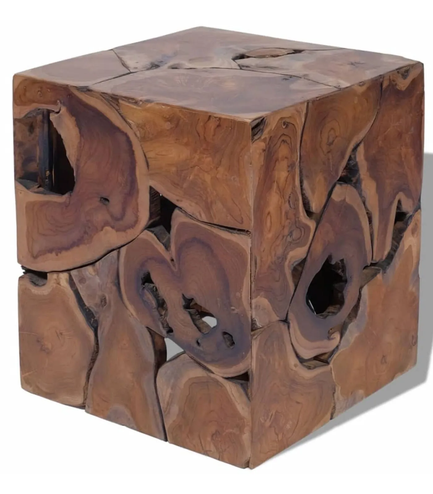 Outlet Krukken/Salontafel massief teakhout Stoelen