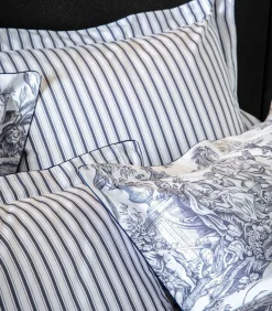 Sale Kussensloop | 4 Continents - Blanc/Bleu Kussenslopen