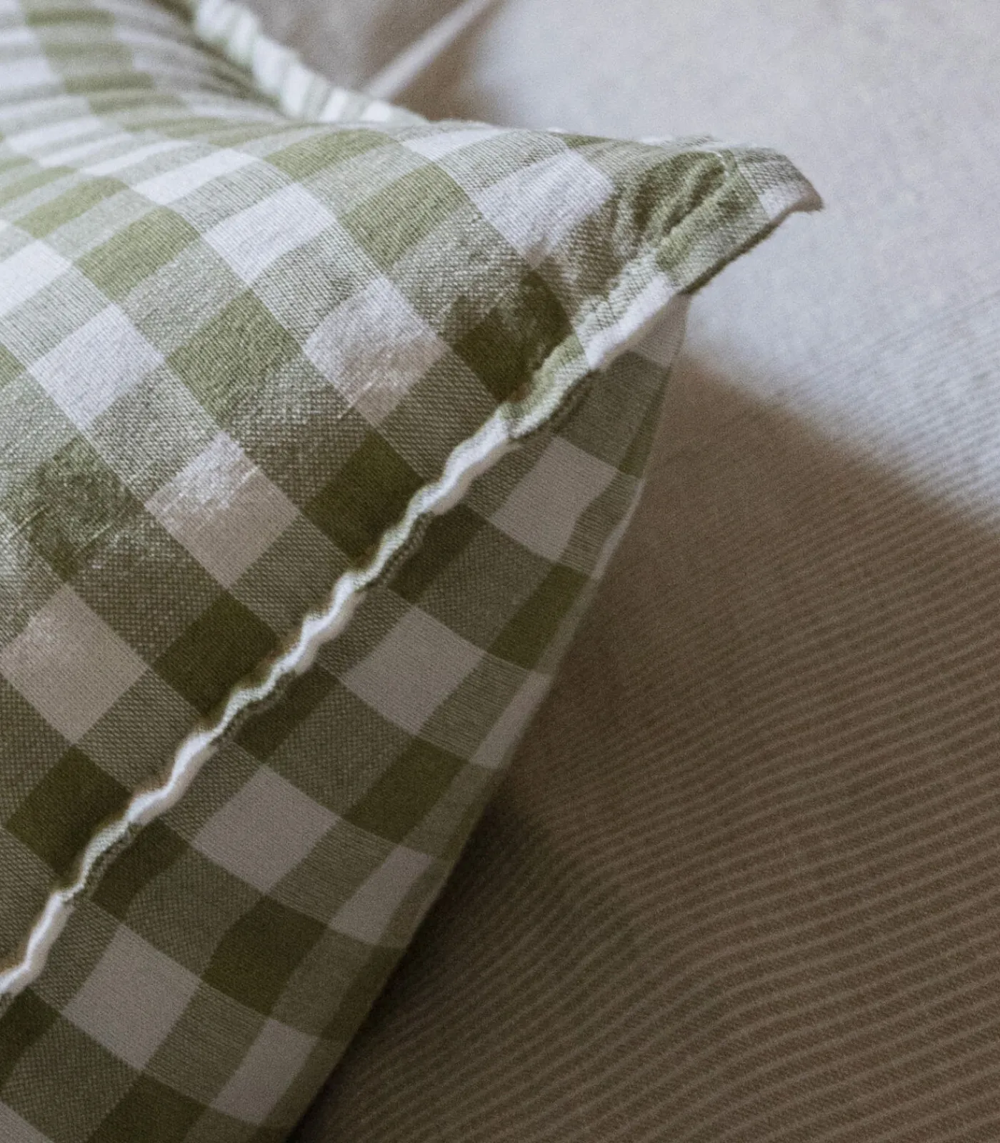 New Kussensloop van katoen en linnen, PASSIE VOOR VICHY Kussenslopen