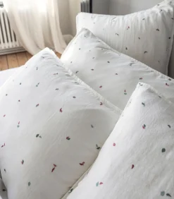 Best Kussensloop van mousseline katoen, DUIZEND EN EEN BLADEREN Kussenslopen