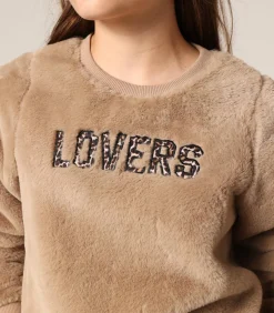 Kinderen Deeluxe KYLERA - Sweatshirt van imitatiebont met 