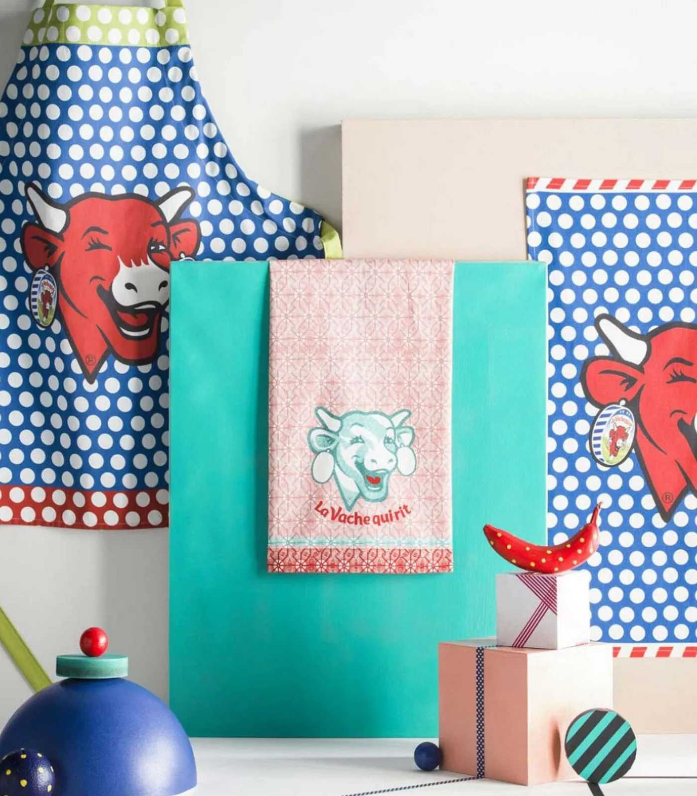 LA VACHE QUI RIT - Tafellinnen Theedoek Keuken- & Tafellinnen