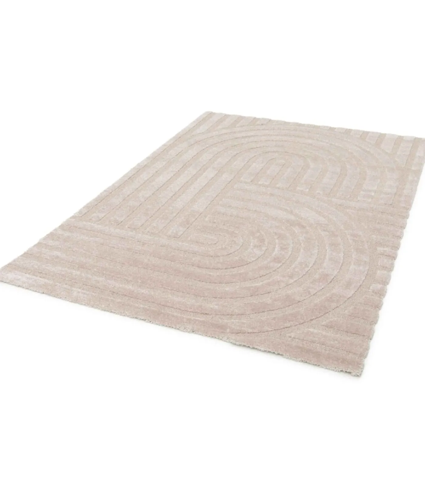 Clearance Laagpolig vloerkleed met eigentijds patroon 120 x 170 cm Tapijten