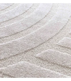 Clearance Laagpolig vloerkleed met eigentijds patroon 120 x 170 cm Tapijten