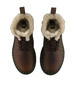 Sale Laarzen Dr. Martens 1460 kaki met borduurwerk DAMES Schoenen