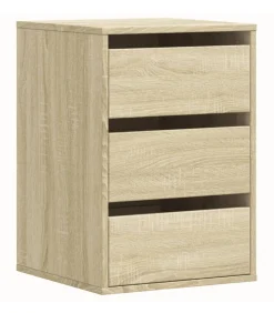 vidaXL Ladekast 40x41x58 cm bewerkt hout sonoma eikenkleurig