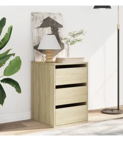 vidaXL Ladekast 40x41x58 cm bewerkt hout sonoma eikenkleurig