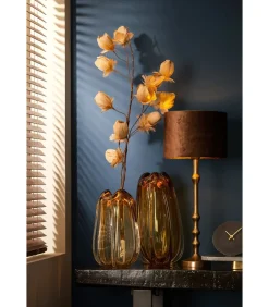 New Lampenkap Gemstone - Bruin - 25x25x18cm Lampenkappen