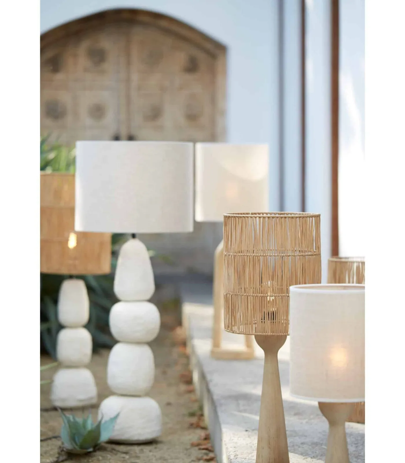 Light & Living Lampenkap Lanzano - Bruin - 25x25x30cm