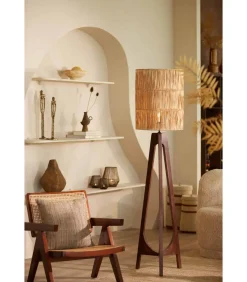 Sale Lampenkap Lanzano - Bruin - 40x40x50cm Lampenkappen