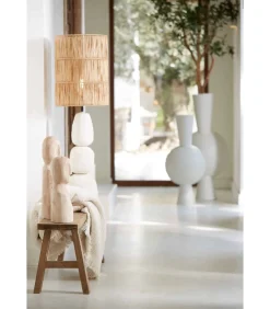 Light & Living Lampenkap Lanzano - Bruin - 30x30x40cm