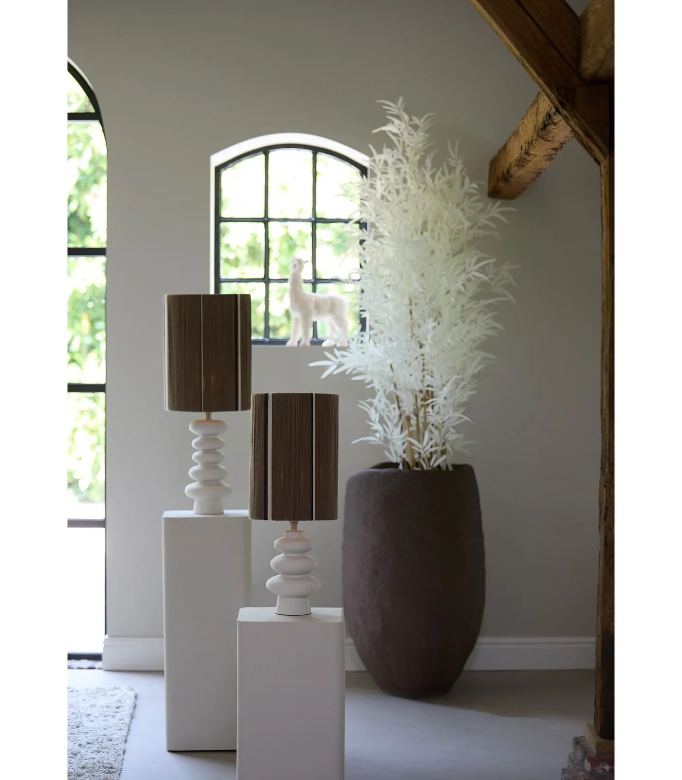 Sale Lampenkap Medan - Donkerbruin - Ø25cm Lampenkappen