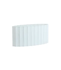 Discount Lampenkap ovaal Disli - Wit - 58x24x27cm Lampenkappen