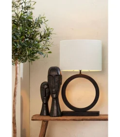 Sale Lampenkap ovaal Saverna - Eiwit - 45x21x32cm Lampenkappen