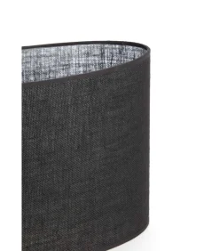 Online Lampenkap ovaal Sendai - Zwart - 30x15x25cm Lampenkappen