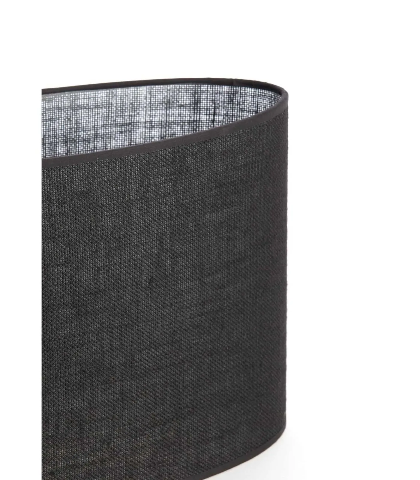 Online Lampenkap ovaal Sendai - Zwart - 30x15x25cm Lampenkappen