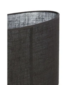 Online Lampenkap ovaal Sendai - Zwart - 30x15x25cm Lampenkappen