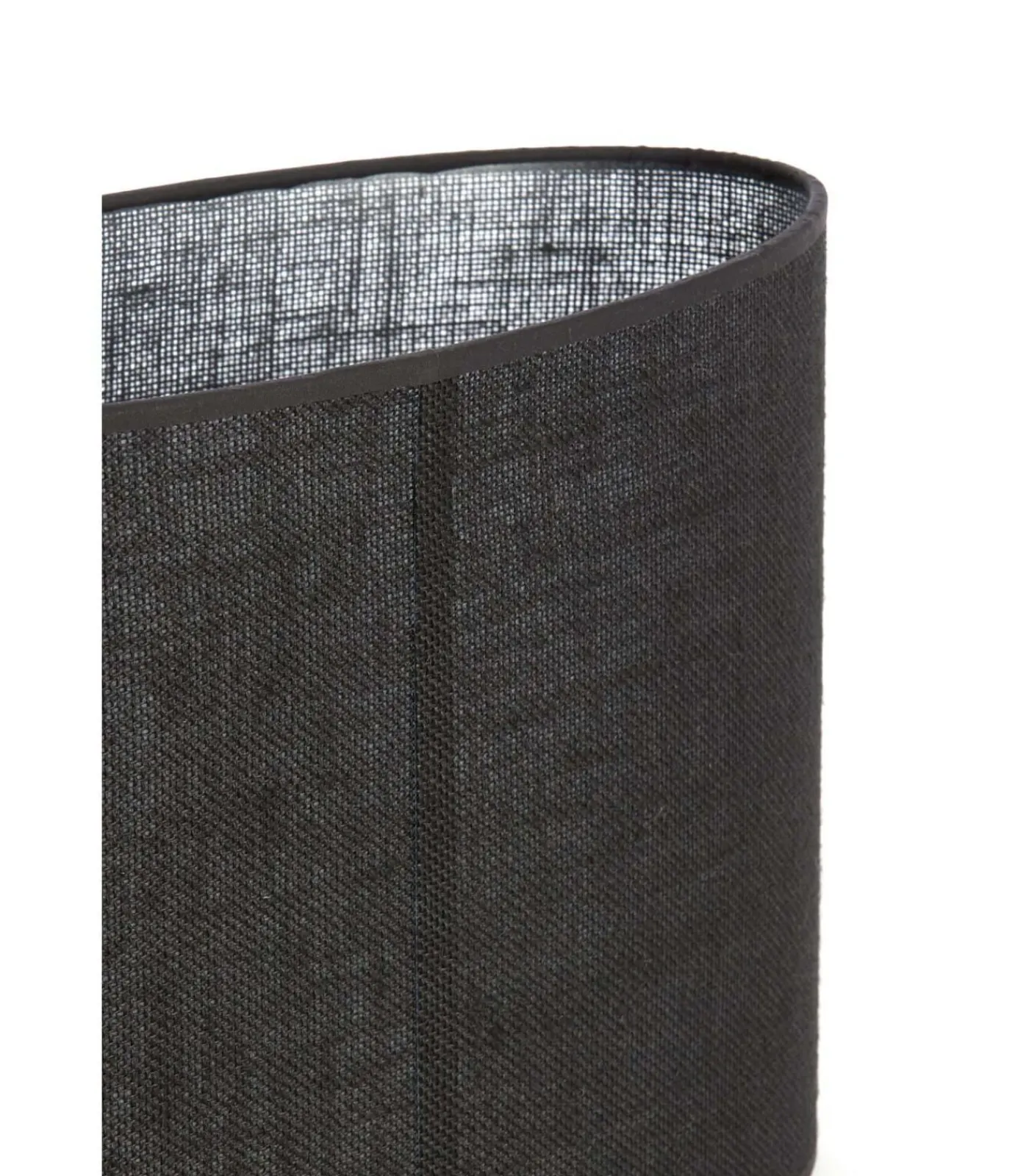 Online Lampenkap ovaal Sendai - Zwart - 30x15x25cm Lampenkappen