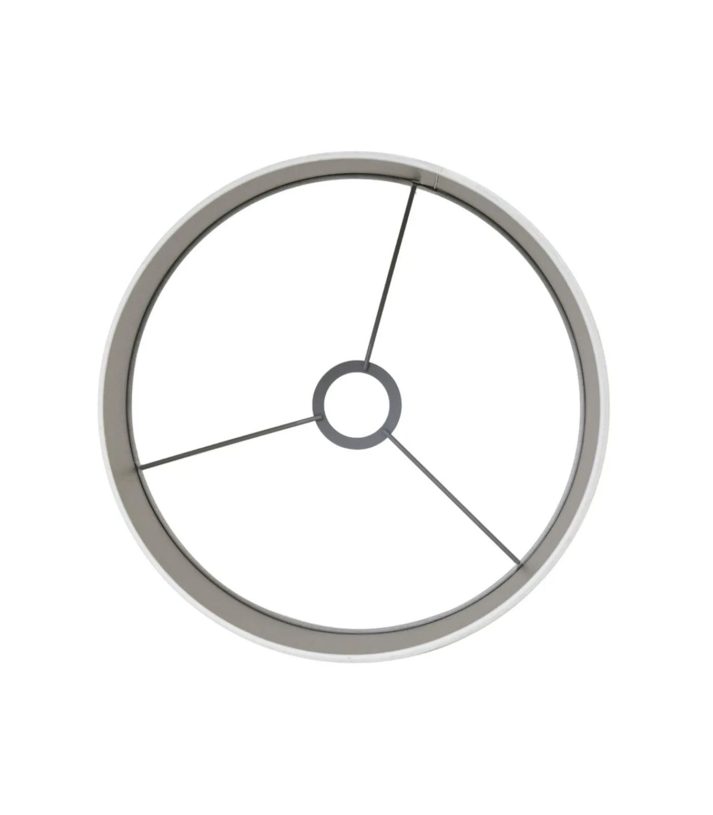 Light & Living Lampenkap Saverna - Eiwit - Ø40cm