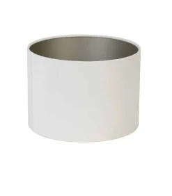 Light & Living Lampenkap Velours - Wit - 25x25x18cm