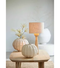 Light & Living Lampvoet Festina - Licht bruin - Ø9x33cm