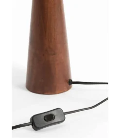 Outlet Lampvoet Festina - Roodbruin - Ø9x40cm Muurverlichting