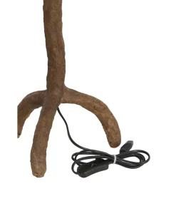 Light & Living Lampvoet Guja - Donkerbruin - 20x20x57cm