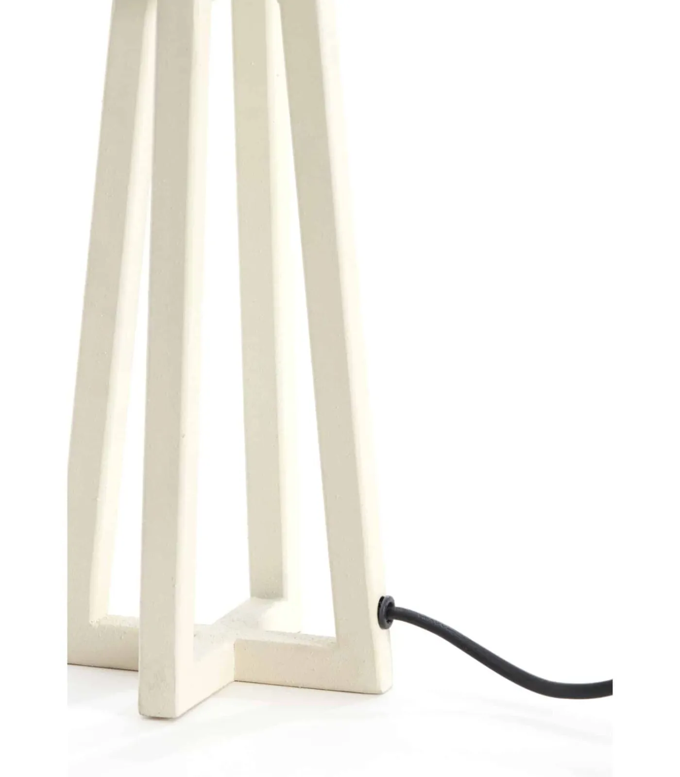 Hot Lampvoet Miley - Wit - 11,5x11,5x31cm Tafellampen